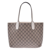 GUCCI Gucci GG Supreme Reversible Tote Bag Grey/White Women's PVC Tote Bag Used