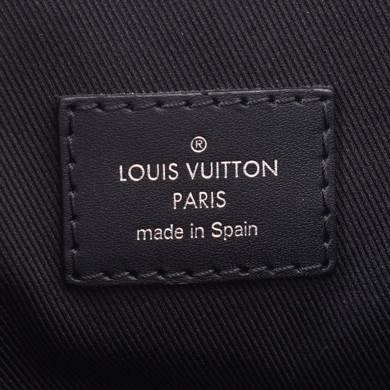 Louis Vuitton Graffiti District MM NM Black/Grey Men's Damier Graffiti Canvas Shoulder Bag N41029 LOUIS VUITTON Used