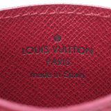 LOUIS VUITTON ルイヴィトン モノグラム ポルトカルトサーンプル パスケース ブラウン/フューシャ M60703 ユニセックス モノグラムキャンバス カードケース Aランク 中古 銀蔵