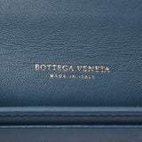 BOTTEGAVENETA Bottega Veneta business card holder intrecharts blue-based men's lambskin card case used