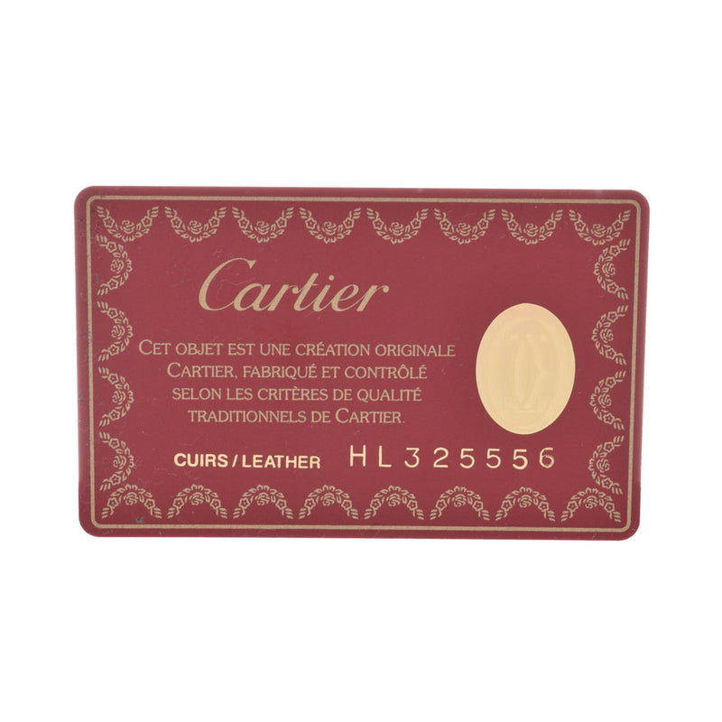 CARTIER Cartier Panthère Black Leopard Unisex Leather Tote Bag Used