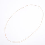 STAR JEWELRY star jewelry long chain necklace Lady's K10 yellow gold necklace A rank used silver storehouse
