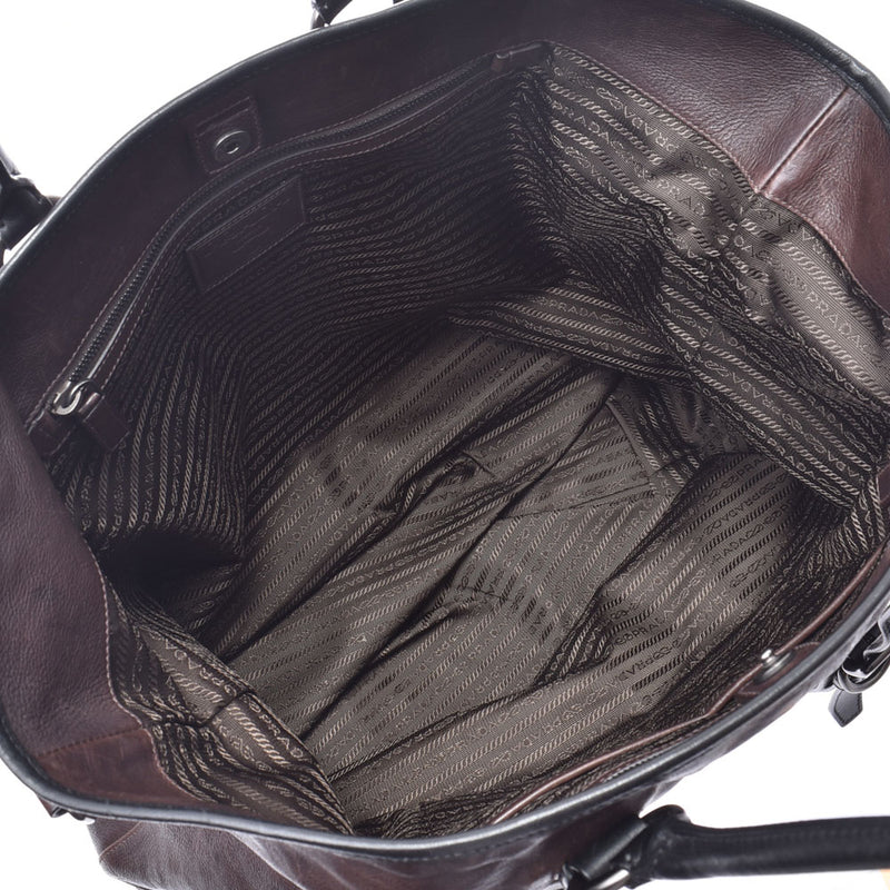 PRADA Pradatte Bag: Dark/Black/Black Men' s Curf 2WAY Bag Used