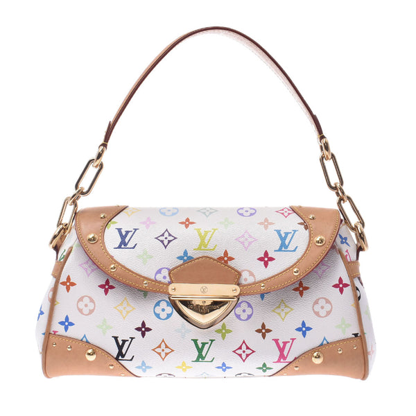 14144 LOUIS VUITTON Louis Vuitton Beverly MM Bronn Lady's monogram multicolored shoulder bag M40203 is used