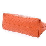 BOTTEGAVENETA Orange Women's Leather Pouch 196543 V001N 7504 Used