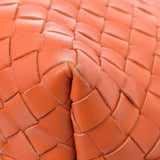 BOTTEGAVENETA Orange Women's Leather Pouch 196543 V001N 7504 Used
