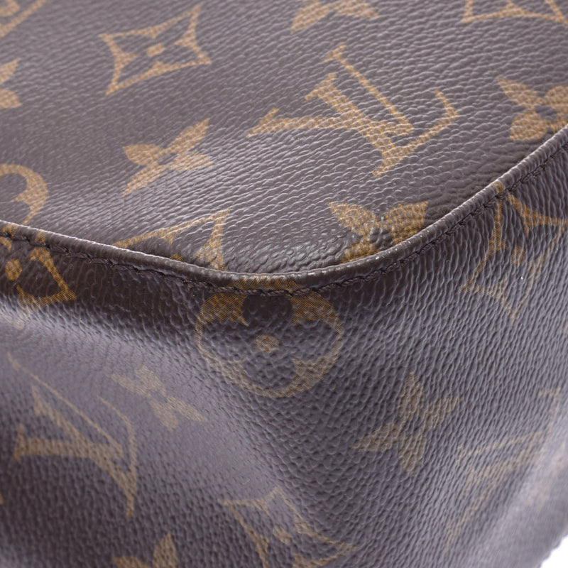 Louis Vuitton looping mm Monogram Brown Unisex Monogram canvas shoulder bag m51146 used