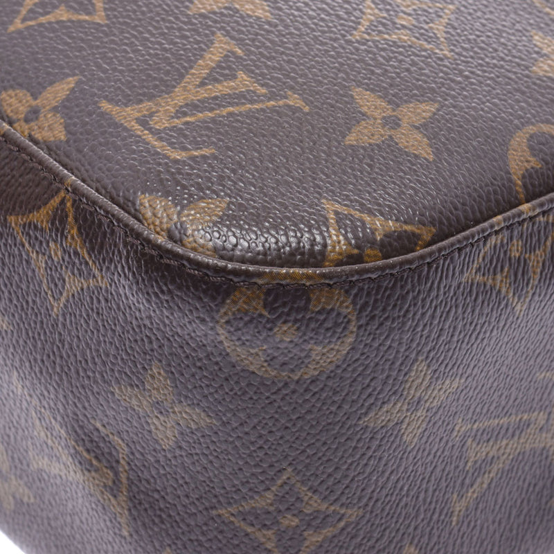 Louis Vuitton looping mm Monogram Brown Unisex Monogram canvas shoulder bag m51146 used