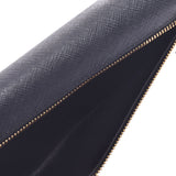 PRADA Prada fastener long wallet black GP metal fittings ladies Saffiano long wallet 1MH132 used