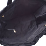 CHANEL New Travel Line MM Black Ladies Nylon Tote Bag Used