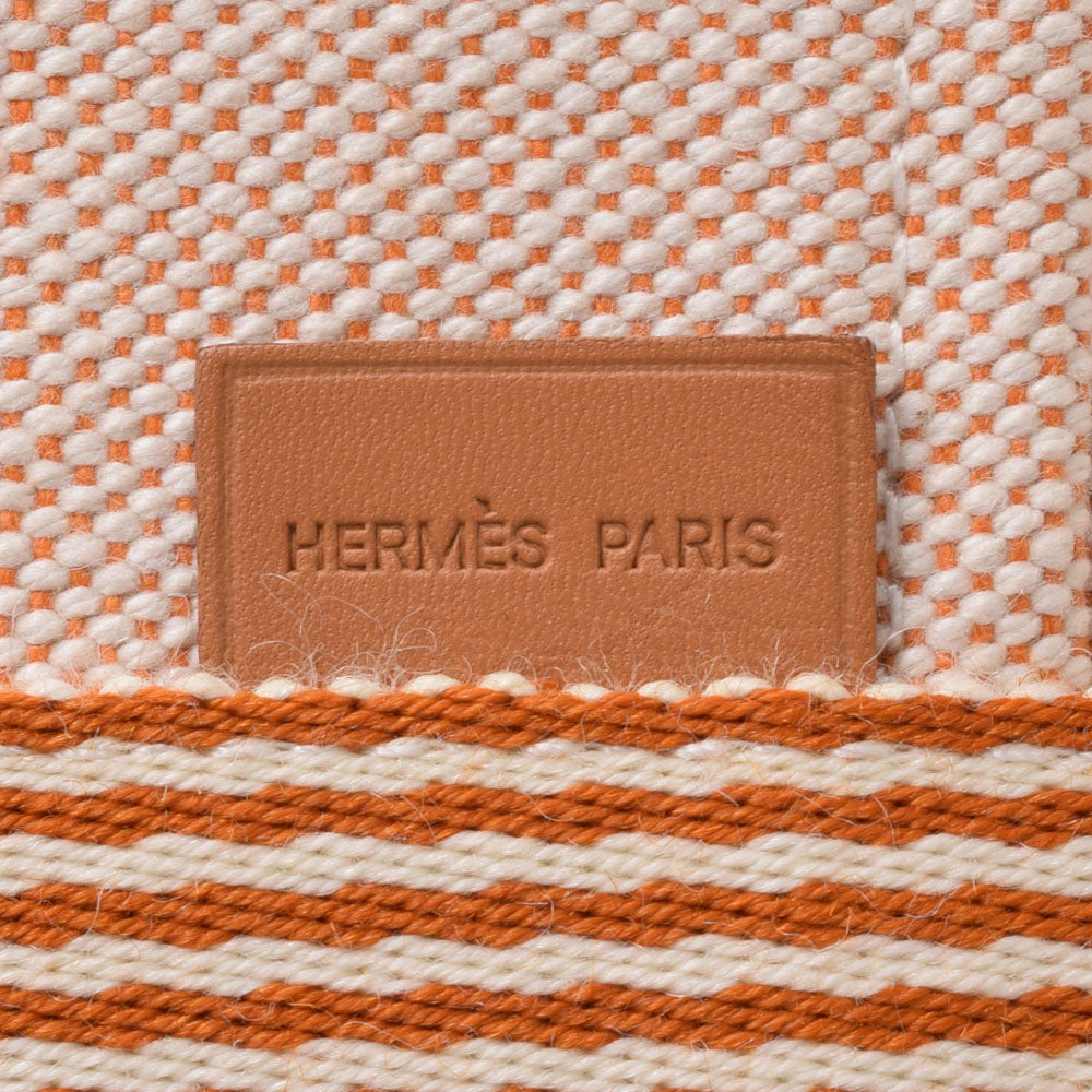 エルメスニューフールトゥMM オレンジ ユニセックス キャンバス トートバッグ HERMES 中古 – 銀蔵オンライン