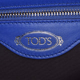 TOD’S トッズ ハッピーモーメンツ アルベール・エルバス 青 ユニセックス ナイロン レザー 2WAYバッグ 新同 中古 銀蔵