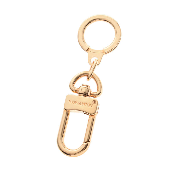 LOUIS VUITTON Louis Vuitton Keyring Anochle Gold Unisex GP Keychain Used