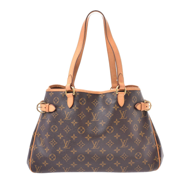 LOUIS VUITTON Louis Vuitton Batignolles Horizontal Monogram Brown Ladies Monogram Canvas Tote Bag M51154 Used