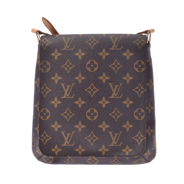 LOUIS VUITTON路易威登Musette Salsa短款Monogram中性Monogram帆布单肩包M51258二手