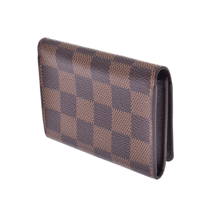 LOUIS VUITTON Louis Vuitton Damier Envelop Cult De Vigitte Card Case Brown N62920 Unisex Damier Canvas Business Card Holder A Rank Used Ginzo