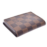 LOUIS VUITTON Louis Vuitton Damier Envelop Cult De Vigitte Card Case Brown N62920 Unisex Damier Canvas Business Card Holder A Rank Used Ginzo