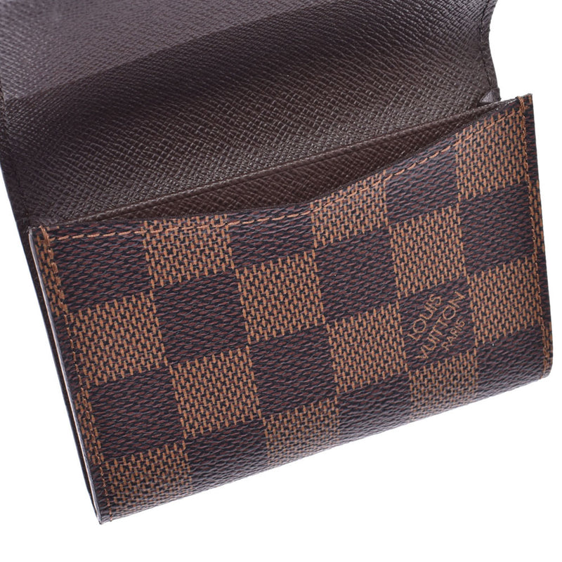 LOUIS VUITTON Louis Vuitton Damier Envelop Cult De Vigitte Card Case Brown N62920 Unisex Damier Canvas Business Card Holder A Rank Used Ginzo