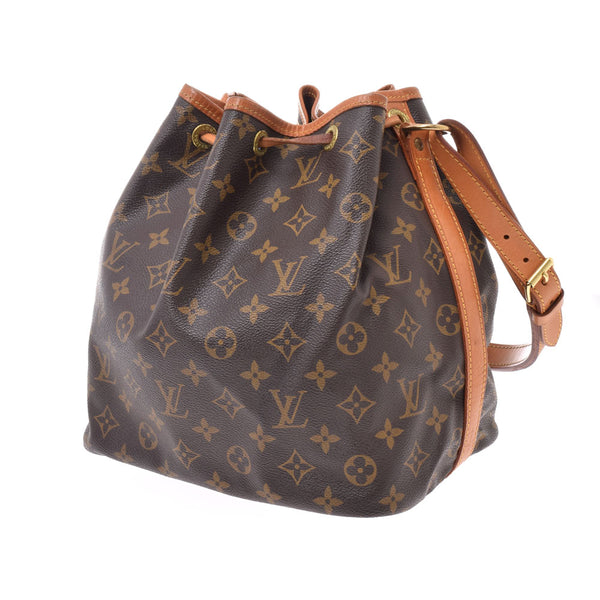 LOUIS VUITTON Louis Vuitton Petit Noé 14145 Brown unisex monogram canvas shoulder bag M42226 used