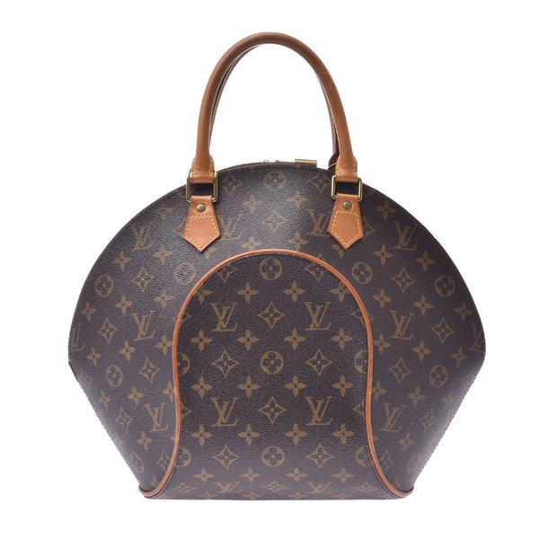 LOUIS VUITTON Louis Vuitton Monogram Ellipse MM Brown M51126 Ladies Monogram Canvas Handbag B Rank Used Ginzo