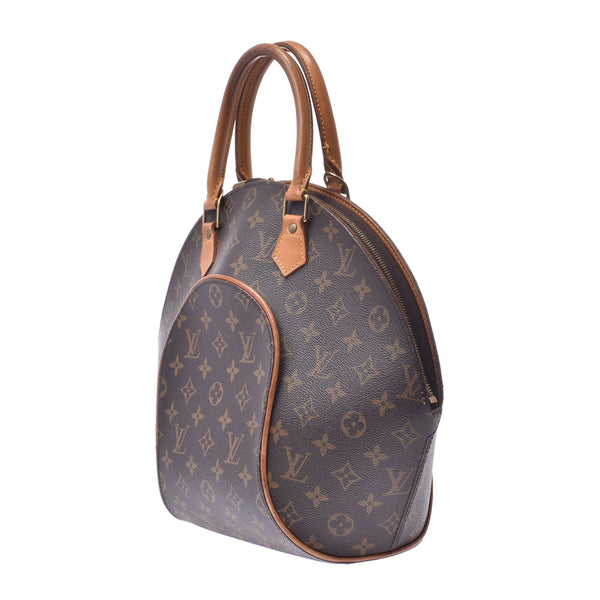 LOUIS VUITTON Louis Vuitton Monogram Ellipse MM Brown M51126 Ladies Monogram Canvas Handbag B Rank Used Ginzo