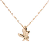 TIFFANY＆Co。蒂芙尼（Tiffany）Olive Leaf 1P钻石女士K18YG项链A Rank Used Ginzo