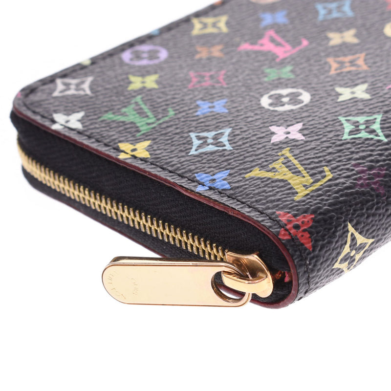 LOUIS VUITTON ルイヴィトンジッピーコインパース 
 14144 ノワール フューシャ レディース モノグラムマルチカラー コインケース
 M93740 
 中古