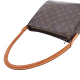 LOUIS VUITTON Louis Vuitton Looping MM 14145 Brown Ladies Monogram Canvas Shoulder Bag M51146 Used