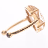 LOUIS VUITTON Louis Vuitton burgundy ring Clear / gold hardware ladies ' GP / Resin Ring Ring No. 5 used