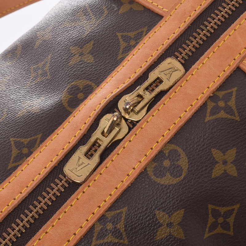 LOUIS VUITTON Louis Vuitton Saxophone 45 Monogram Brown Unisex Monogram Canvas Boston Bag M41624 Used