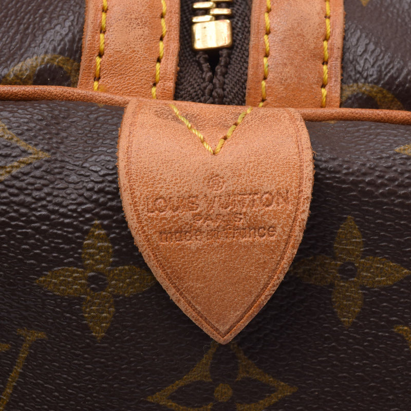 LOUIS VUITTON Louis Vuitton Saxophone 45 Monogram Brown Unisex Monogram Canvas Boston Bag M41624 Used