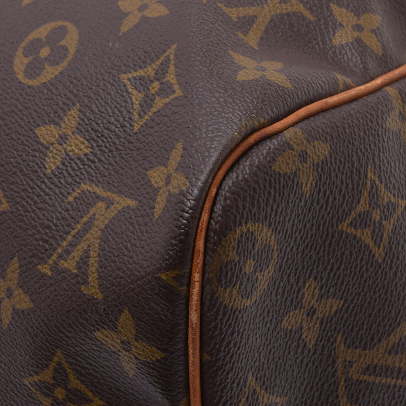 LOUIS VUITTON Louis Vuitton Saxophone 45 Monogram Brown Unisex Monogram Canvas Boston Bag M41624 Used