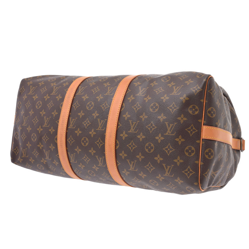 Louis Vuitton kepolel 50 Monogram Brown Unisex Monogram canvas Boston Bag