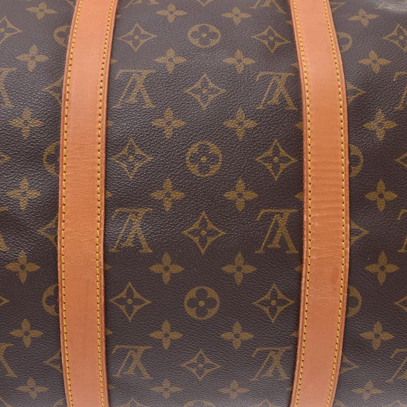 Louis Vuitton kepolel 50 Monogram Brown Unisex Monogram canvas Boston Bag