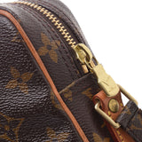 Brown unisex monogram canvas shoulder bag M45266 made in LOUIS VUITTON ルイヴィトンダヌーブ USA is used