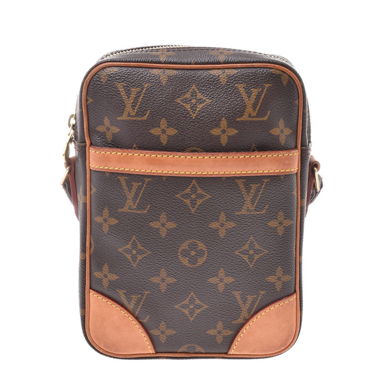 鑑定済】LOUIS VUITTON ダヌーブ モノグラム ショルダーバッグ ルイ