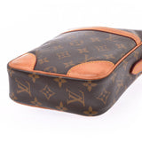 Brown unisex monogram canvas shoulder bag M45266 made in LOUIS VUITTON ルイヴィトンダヌーブ USA is used