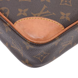 Brown unisex monogram canvas shoulder bag M45266 made in LOUIS VUITTON ルイヴィトンダヌーブ USA is used