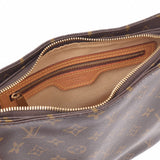 Monogram brown unisex monogram canvas shoulder bag M51146 made in LOUIS VUITTON Louis Vuitton looping MM USA is used