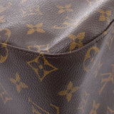 Monogram brown unisex monogram canvas shoulder bag M51146 made in LOUIS VUITTON Louis Vuitton looping MM USA is used