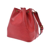 LOUIS VUITTON Louis Vuitton Petit Noe Epi Red Ladies Epi Leather Shoulder Bag M44107 Used