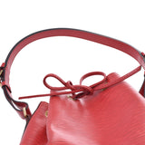 LOUIS VUITTON Louis Vuitton Petit Noe Epi Red Ladies Epi Leather Shoulder Bag M44107 Used