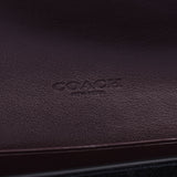 COACH Coach Zipper Wallet Outlet Black Lame F26814 Ladies Enamel Wallet Shindo Used Ginzo