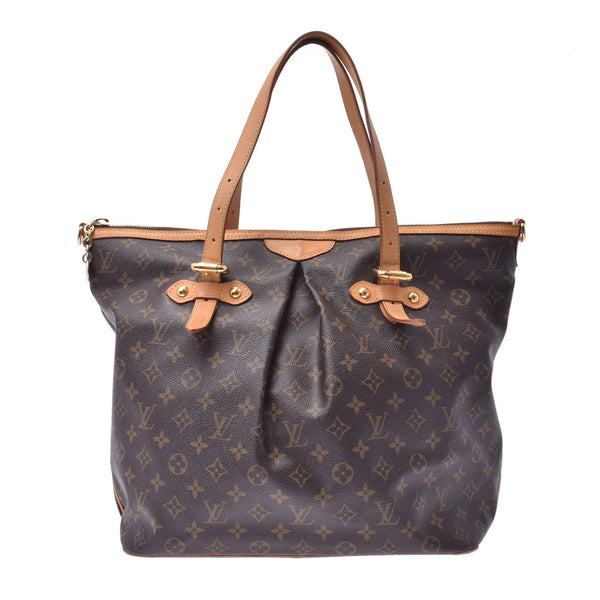 LOUIS VUITTON Louis Vuitton Palermo GM monogram Lady's monogram canvas shoulder bag M40146 is used