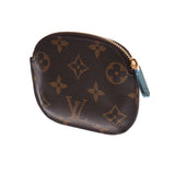 LOUIS VUITTON Louis Vuitton Porto Monet Schilling Coin Purse 14145 Brown Unisex Monogram Canvas Coin Case M60025 Used