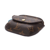 LOUIS VUITTON Louis Vuitton Porto Monet Schilling Coin Purse 14145 Brown Unisex Monogram Canvas Coin Case M60025 Used