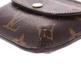 LOUIS VUITTON Louis Vuitton Porto Monet Schilling Coin Purse 14145 Brown Unisex Monogram Canvas Coin Case M60025 Used