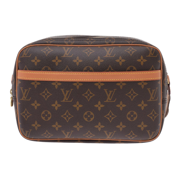 LOUIS VUITTON Louis Vuitton ReporterS 14145 Brown Unisex Monogram Canvas Shoulder Bag M45254 Used