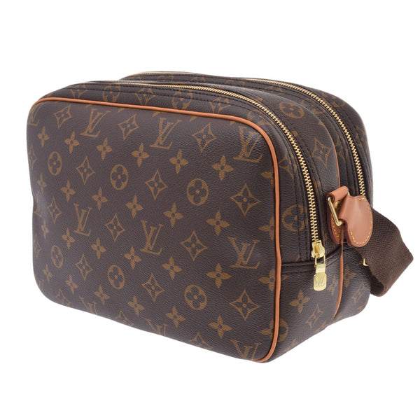 LOUIS VUITTON Louis Vuitton ReporterS 14145 Brown Unisex Monogram Canvas Shoulder Bag M45254 Used