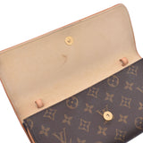 LOUIS VUITTON ルイヴィトンポシェットツインGM 
 モノグラム ブラウン レディース モノグラムキャンバス ショルダーバッグ
 M51852 
 中古